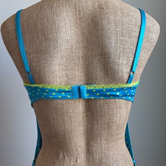 Victoria’s Secret Sexy Little Things Y2K Polka Dot Lingerie Romper 36C - Picture 6 of 9